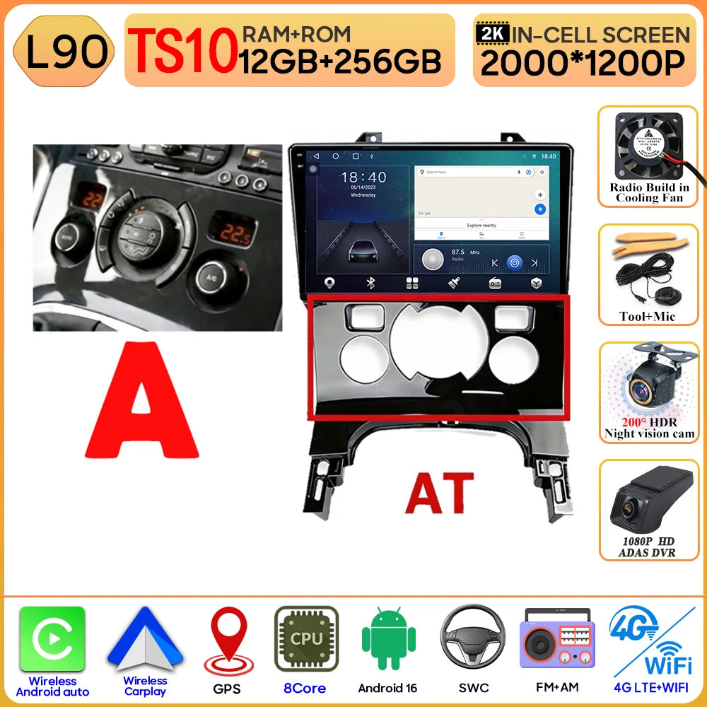 CarPlay Peugeot 3008 5008 2009-2016