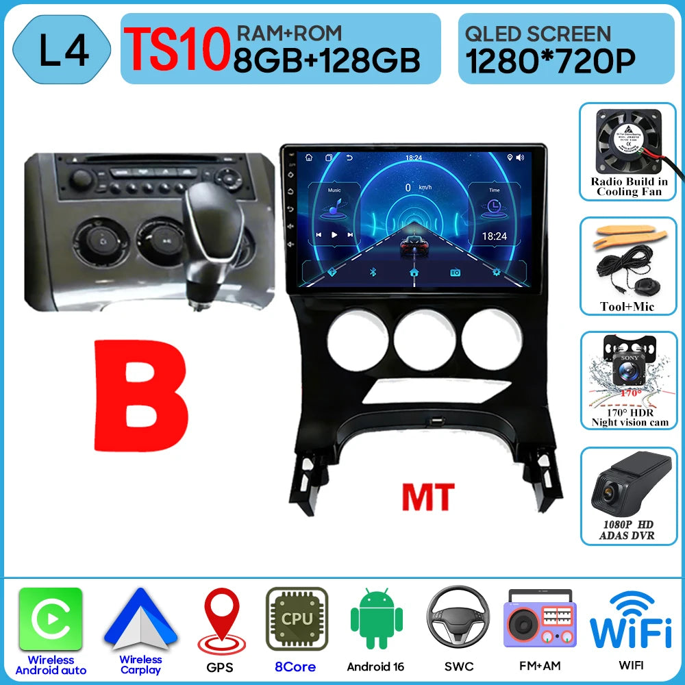 CarPlay Peugeot 3008 5008 2009-2016