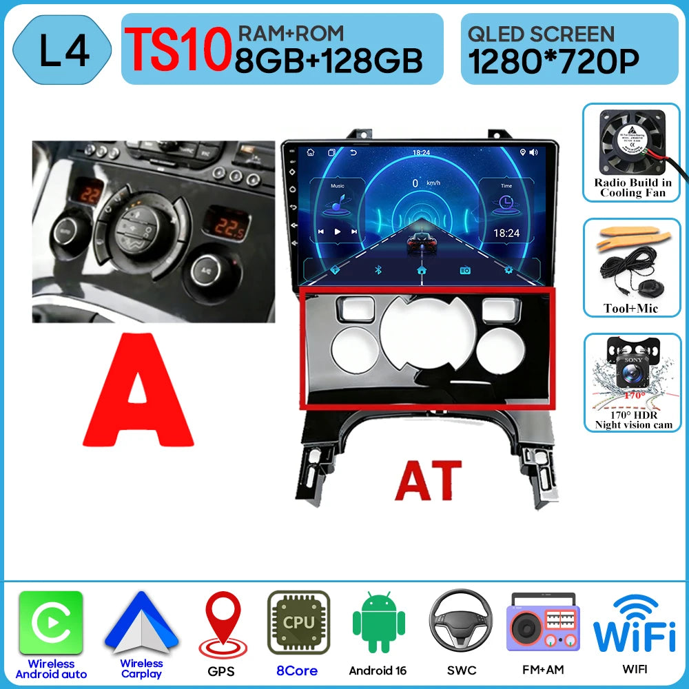 CarPlay Peugeot 3008 5008 2009-2016