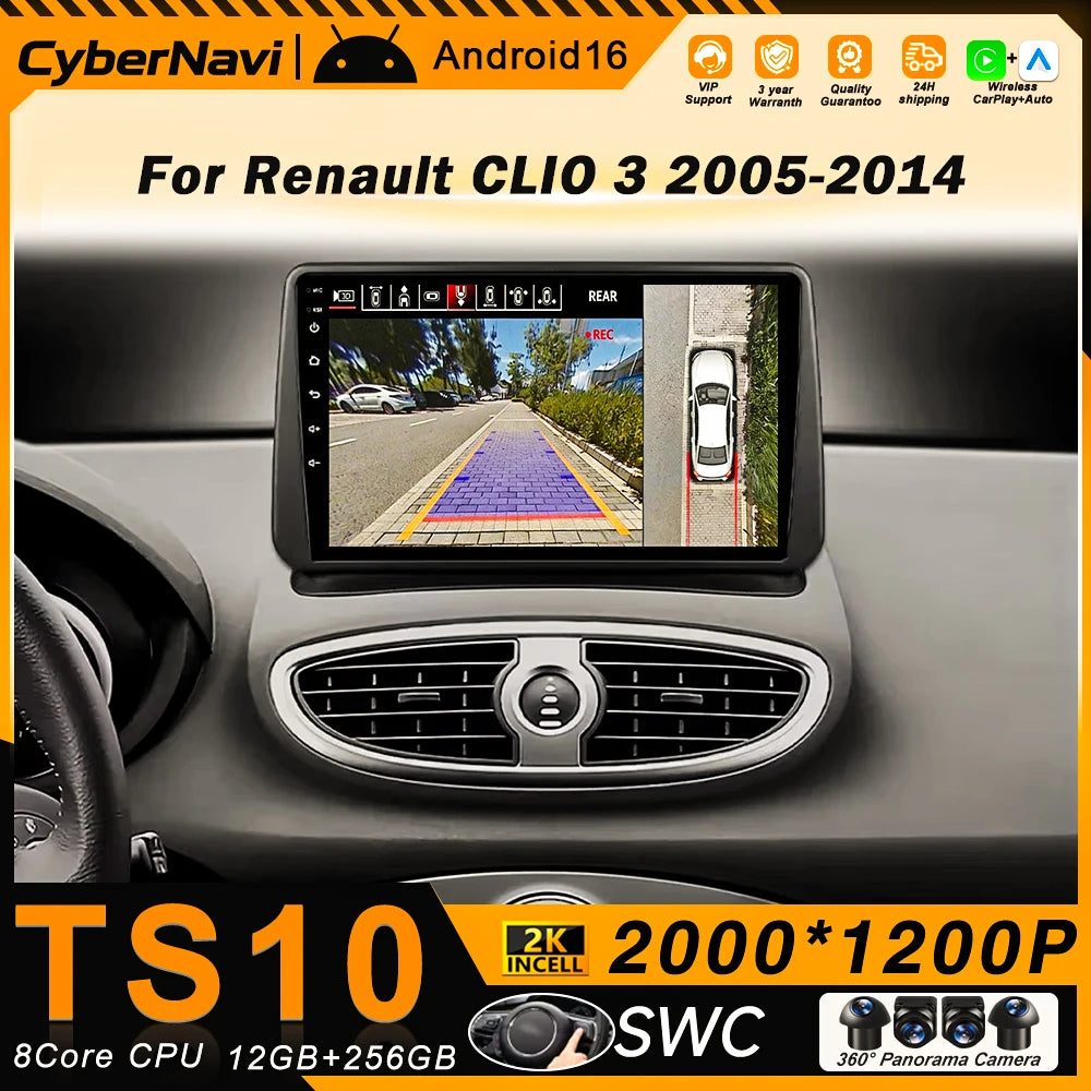CarPlay Renault Clio 3 2005 _2014
