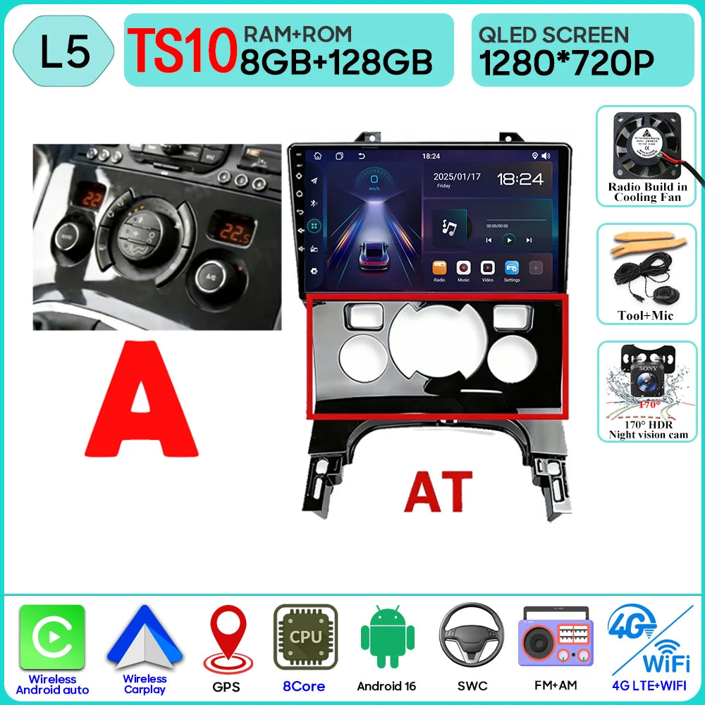 CarPlay Peugeot 3008 5008 2009-2016