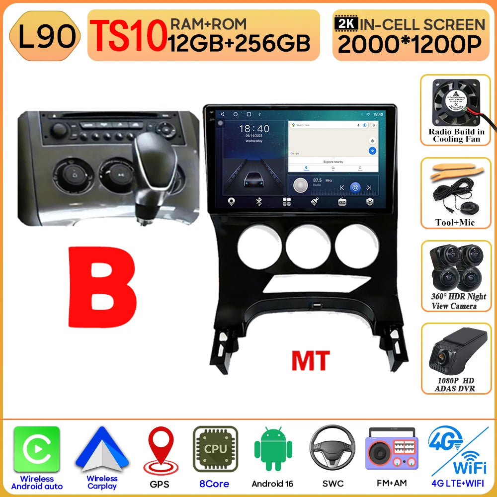 CarPlay Peugeot 3008 5008 2009-2016