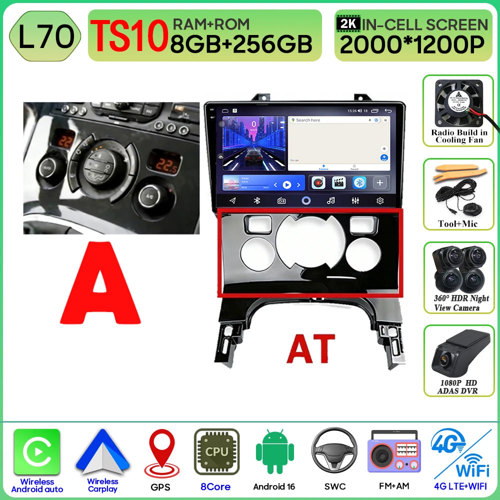 CarPlay Peugeot 3008 5008 2009-2016