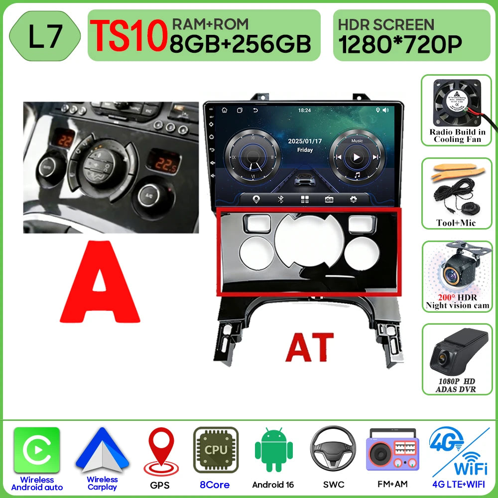 CarPlay Peugeot 3008 5008 2009-2016