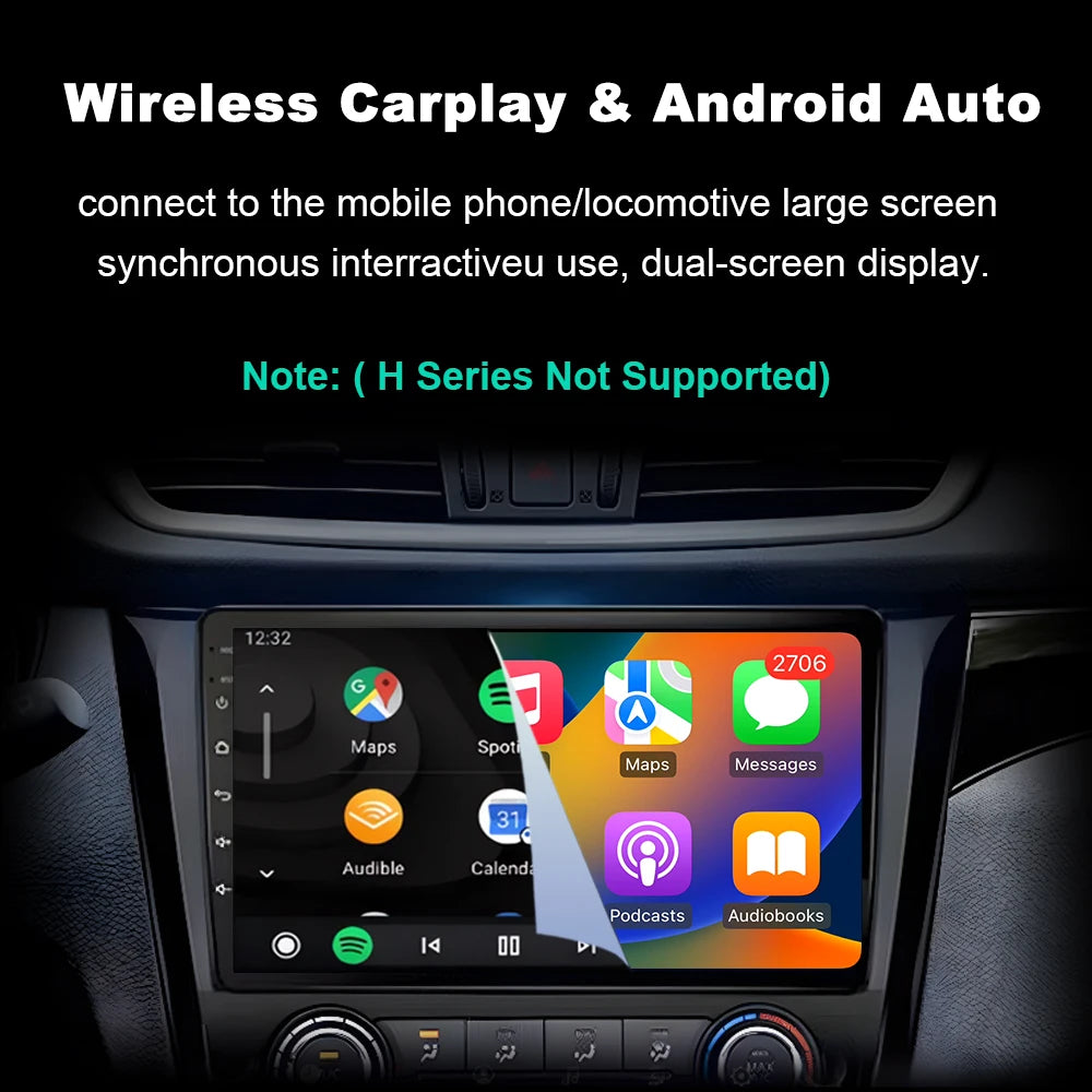 Système multimédia Android 9” CarPlay & Android Auto pour Ford Fiesta (2008–2019)