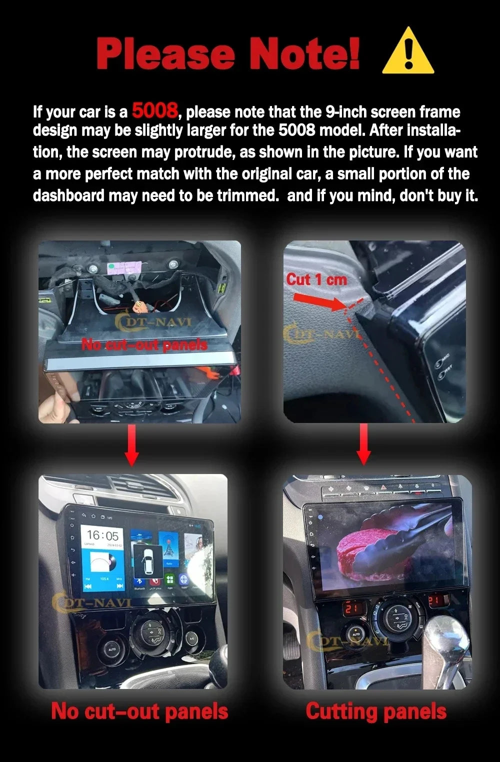 CarPlay Peugeot 3008 5008 2009-2016