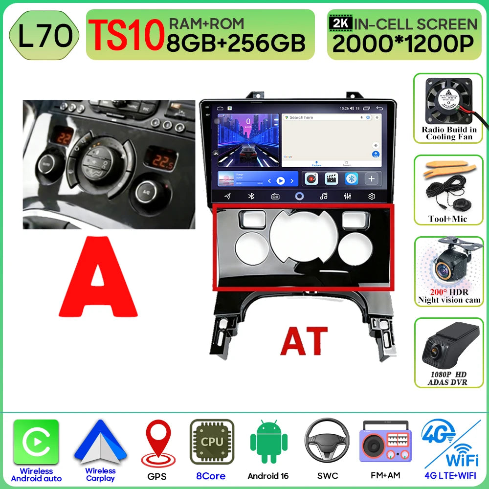 CarPlay Peugeot 3008 5008 2009-2016
