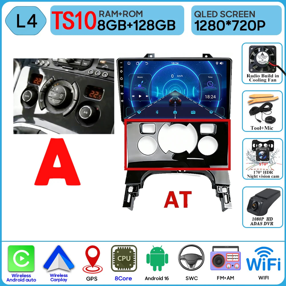 CarPlay Peugeot 3008 5008 2009-2016