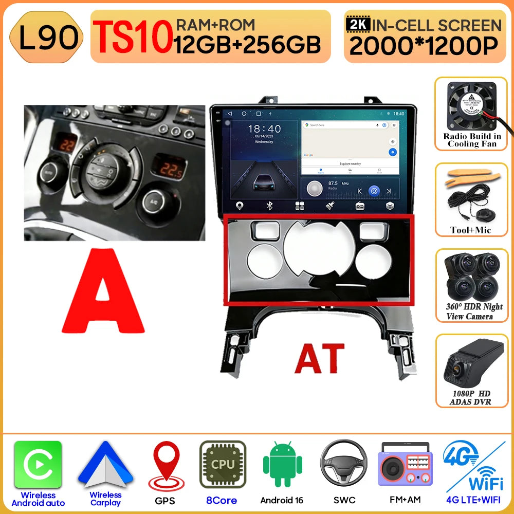 CarPlay Peugeot 3008 5008 2009-2016